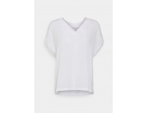 mine to five TOM TAILOR BLOUSE V NECK - Top - white/weiß