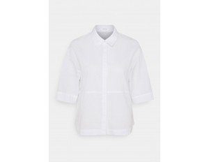 Opus FRIEDI STRIPE - Bluse - white/weiß