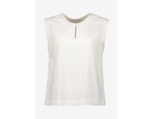 Re.draft Bluse - wool white/offwhite