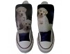 Unbekannt Sneakers Original USA personalisierte Schuhe (Custom Produkt) mit Hundewelpen