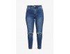 Cotton On HIGH RISE CROPPED - Jeans Skinny Fit - true stone blue/blue denim