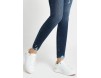 River Island BLUE MOLLY MID RISE RIPPED - Jeans Skinny Fit - blue/blau