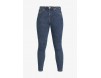 Vero Moda Petite VMTERESA MR JEANS - Jeans Skinny Fit - dark blue denim/dark-blue denim
