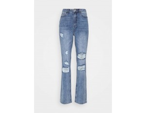 Missguided Tall DISTRESSED - Jeans Slim Fit - blue/blau