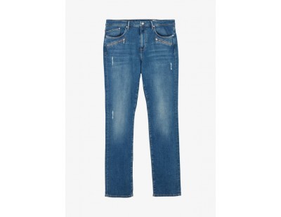 s.Oliver Jeans Slim Fit - blue/dark-blue denim