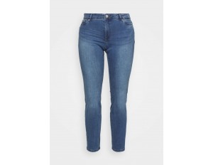 Vero Moda Curve VMMANYA - Jeans Slim Fit - medium blue denim/blue denim