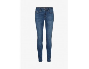 Vero Moda VMELLA - Jeans Slim Fit - medium blue denim/dunkelblau