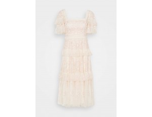 Needle & Thread ARWEN MIDAXI DRESS - Cocktailkleid/festliches Kleid - champagne/pink/offwhite