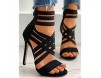 Onsoyours Sexy High Heels für Damen Neue Sommersandalen mit Fischmaul Gefrostete Stiletto-Sandalen mit Offenem Zeh und Reißverschluss