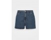 Cotton On Curve HIGH WAISTED - Jeans Shorts - coogee blue/blue denim