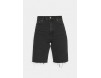 Dr.Denim ECHO - Jeans Shorts - charcoal black/black denim