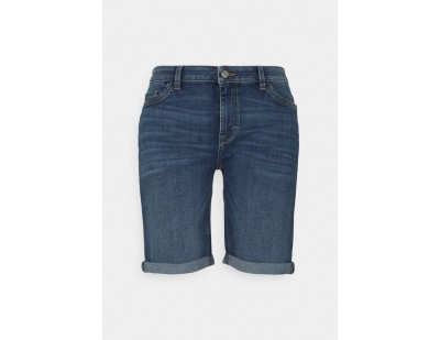 Esprit BASIC - Jeans Shorts - blue medium wash/blue denim