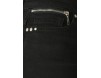 ONLY ONLISA LIFE ZIP - Jeans Shorts - black denim