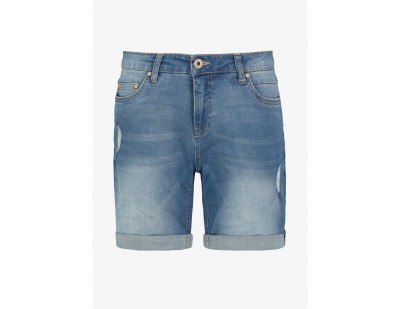 Sublevel Jeans Shorts - middle-blue/light-blue denim
