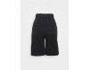 Monki NANETTE - Jeans Shorts - black dark asia/schwarz