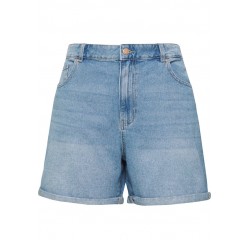 ONLY Carmakoma CARHINE - Jeans Shorts - light blue denim/light-blue denim