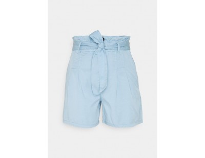 ONLY ONLPIPI LIFE PAPERBAG BELT - Shorts - allure/blau