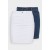 Vero Moda Petite VMHOT SEVEN SKIRT 2 PACK - Minirock - medium blue denim/bright white/blue denim