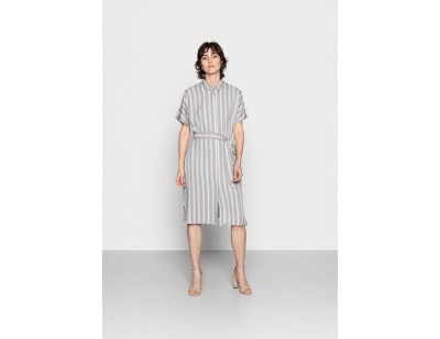 More & More DRESS SHORT - Blusenkleid - new grey/grau