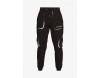 Sixth June TROUSERS WITH COLOUR CONTRASTS - Cargohose - black/schwarz