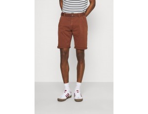 INDICODE JEANS KAISER CHINO EXCLUSIV - Shorts - bootbeer/bordeaux