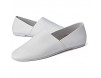 CAIFENG Freizeitfahren Müßiggänger for Männer Casual Flat Penny Schuhe Runde Zehen Weiche Mikrofaser Leder perforiertem Slip auf leichten Huns (Color : White Size : 42 EU)