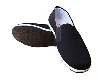 Xu-shoes Chinese Traditions Martial Arts Tai Chi Tuch-Schuhe alte Peking-Tuch Schuhe- Unisex Bequeme Herrenschuhe Freizeitschuhe (Color : Black Size : M EUR 40)