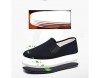 Xu-shoes Chinesische Traditionen Männer Kung Fu Tai Chi Tuch-Schuhe alte Peking-Tuch Schuhe- Unisex Bequeme Herrenschuhe Freizeitschuhe (Color : Black Size : M EUR 43)