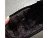 Xu-shoes Winter rutschfest Baumwollschuhe Stoffschuhe Warm halten Flaum Fahren Ausbildung Hausschuhe Tai Chi Großvater Geschenk (Color : Black Size : EUR 42)