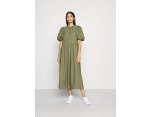 Envii ENSAFFRON DRESS - Maxikleid - deep lichen green/khaki