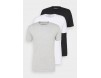 Denim Project 3 PACK - T-Shirt basic - black/white/grey/weiß