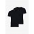 Emporio Armani 2 PACK  - T-Shirt basic - black/schwarz