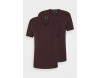 G-Star BASE V T 2 PACK - T-Shirt basic - bordeaux/dark red/bordeaux