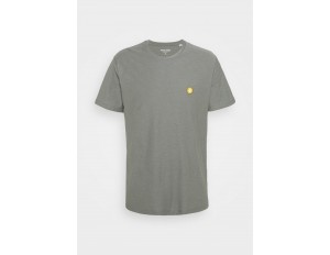 Jack & Jones T-Shirt basic - sedona sage/yolk yellow/grau