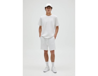 PULL&BEAR 3 PACK - T-Shirt basic - off-white/offwhite