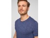 s.Oliver T-Shirt basic - blue melange/dunkelblau meliert
