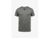 Solid V-SHIRT THEON - T-Shirt basic - black/schwarz