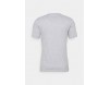 TOM TAILOR HENLEY WITH SMART DETAILS - T-Shirt basic - light stone/grey melange/hellgrau