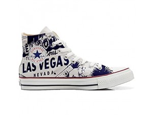 Shoes Sneakers Unisex Original USA personalisierte Schuhe (Handwerk Produkt) Las Vegas Size 35 EU