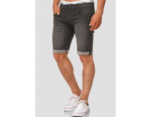 INDICODE JEANS CUBA CADEN - Jeans Shorts - grey/grau