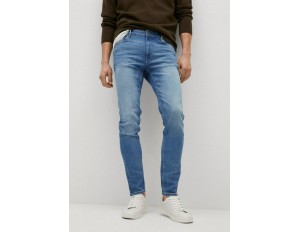 Mango JUDE - Jeans Skinny Fit - bleu moyen/used denim