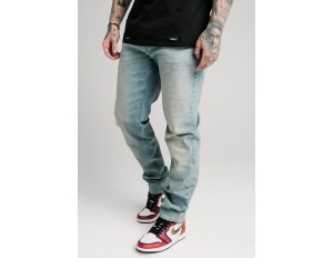 SIKSILK Jeans Relaxed Fit - light blue wash/blau