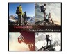 FACAI rutschfeste Trekking-Schneeschuhe Turnschuhe Sport Walking Outdoor Herren Wanderschuhe Zwei Schichten Lederschuhe Wasserdicht + Einlegesohlen Brown-44