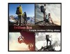 Outdoor Herren Wanderschuhe + Einlegesohlen Zwei Schichten Lederschuhe wasserdichte rutschfeste Trekking-Schneeschuhe Turnschuhe Sport-Wanderschuhe Brown+PlusVelvet-44