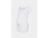 Anna Field MAMA 3 PACK - T-Shirt basic - white/mottled light green/mottled lilac/weiß