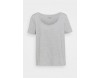 Anna Field T-Shirt basic - mottled grey/grau-meliert