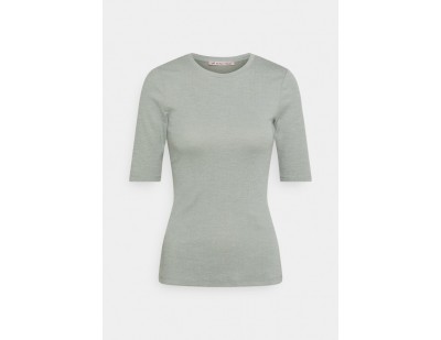 Anna Field T-Shirt basic - mottled light green/hellgrün-meliert