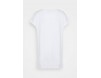 Dorothy Perkins Curve PLAIN LONGLINE TEE - T-Shirt basic - white/weiß