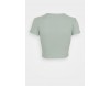 Even&Odd Tall T-Shirt basic - mottled light green/hellgrün-meliert