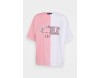 Missguided Petite LA GRAPHIC SPLICED TEE - T-Shirt print - pink